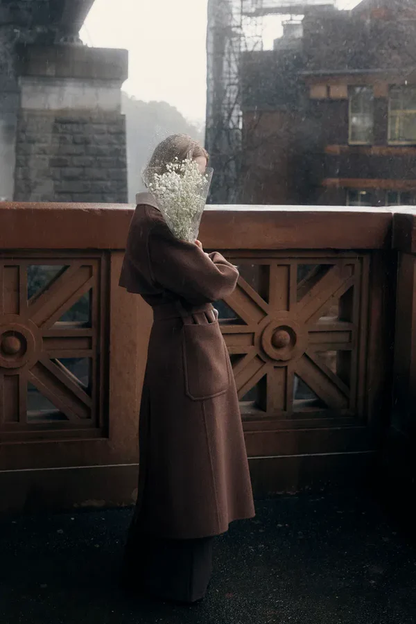 Kaye Wool Wrap Coat - Image 3