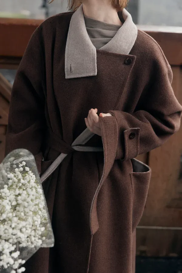 Kaye Wool Wrap Coat - Image 6