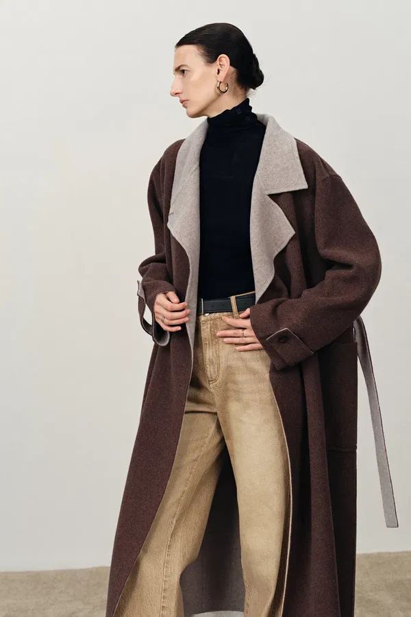 Kaye Wool Wrap Coat - Image 4