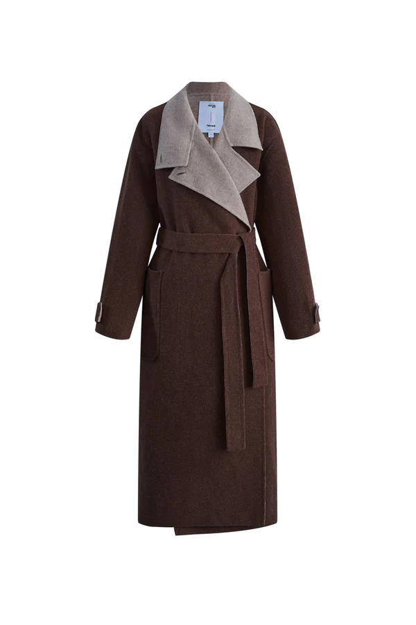 Kaye Wool Wrap Coat - Image 7