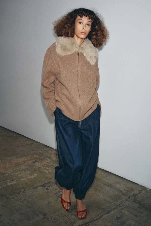 Adeline Fur Lapel Jacket - Image 2