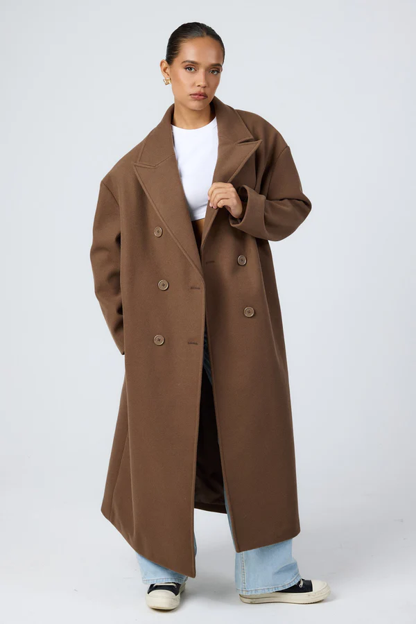 Mara Oversized Wool Trench