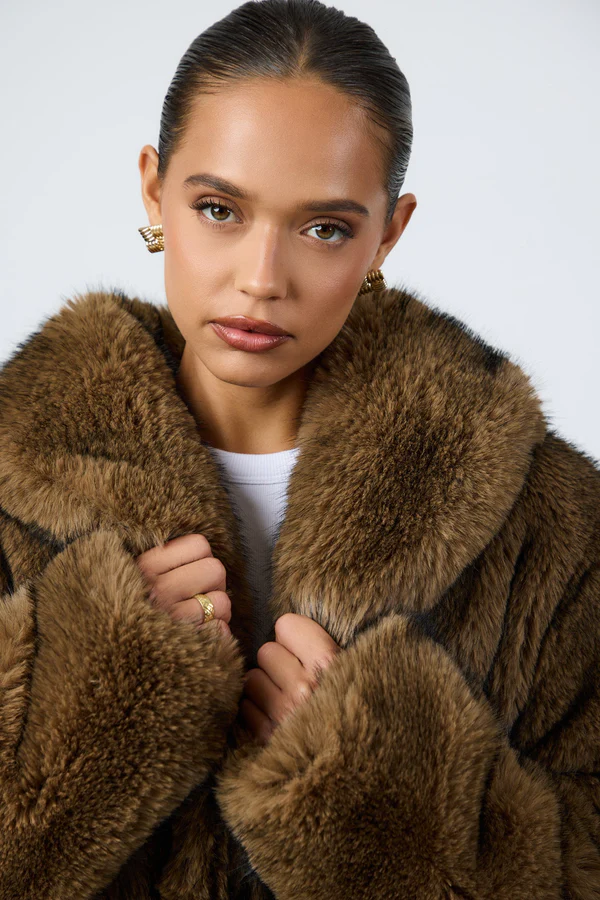 Joceline Faux Fur Coat - Image 2