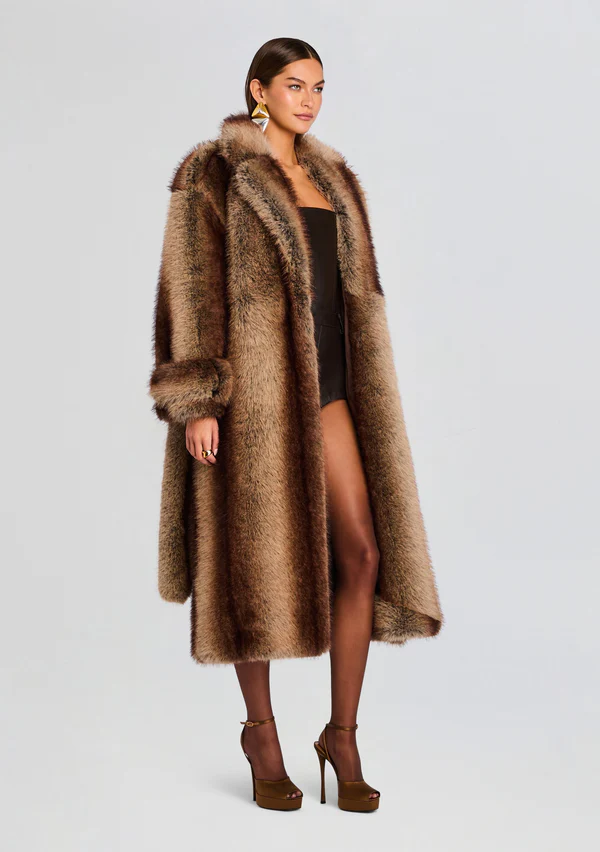 Valeria Long Fur Coat - Image 6