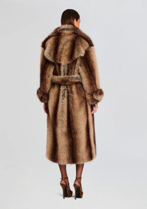Valeria Long Fur Coat - Image 4