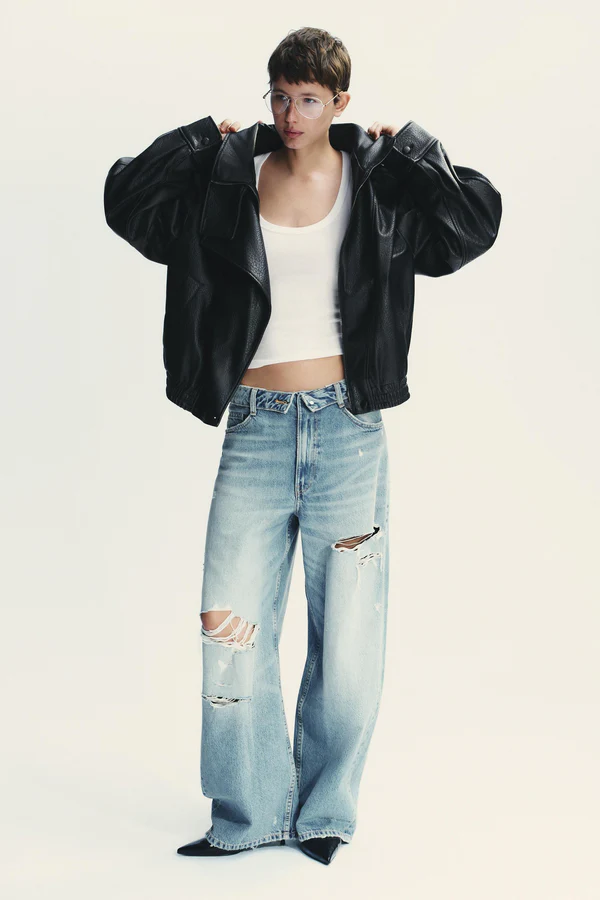 Polly Faux Leather Jacket - Image 3