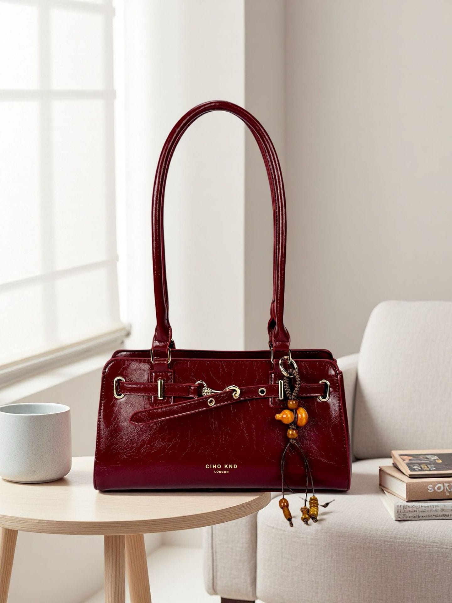 Bordeaux Autumn Shoulder Bag - Image 2
