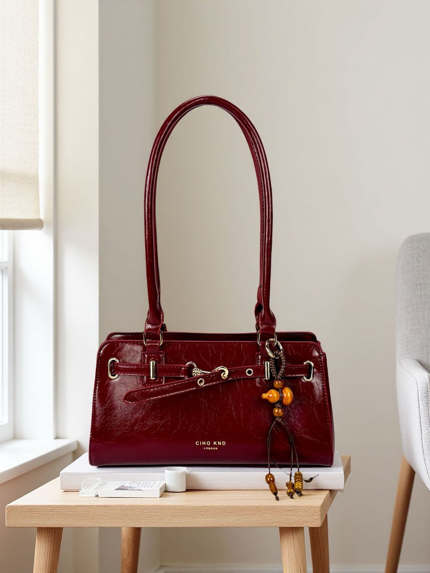 Bordeaux Autumn Shoulder Bag - Image 3