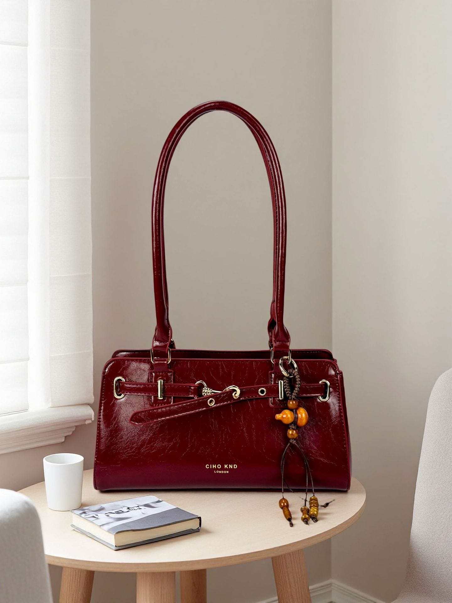 Bordeaux Autumn Shoulder Bag - Image 4