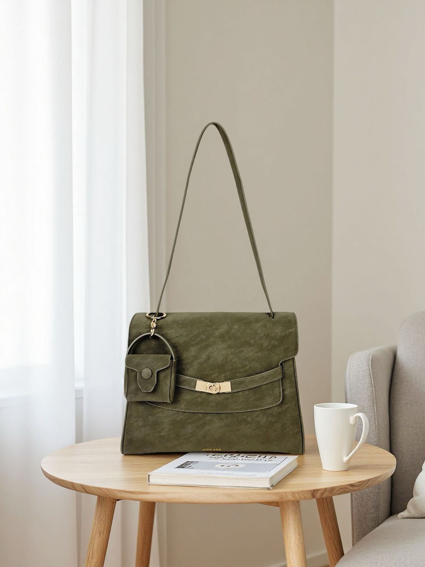 Wilderness Breeze Small Square Tote Bag - Image 2