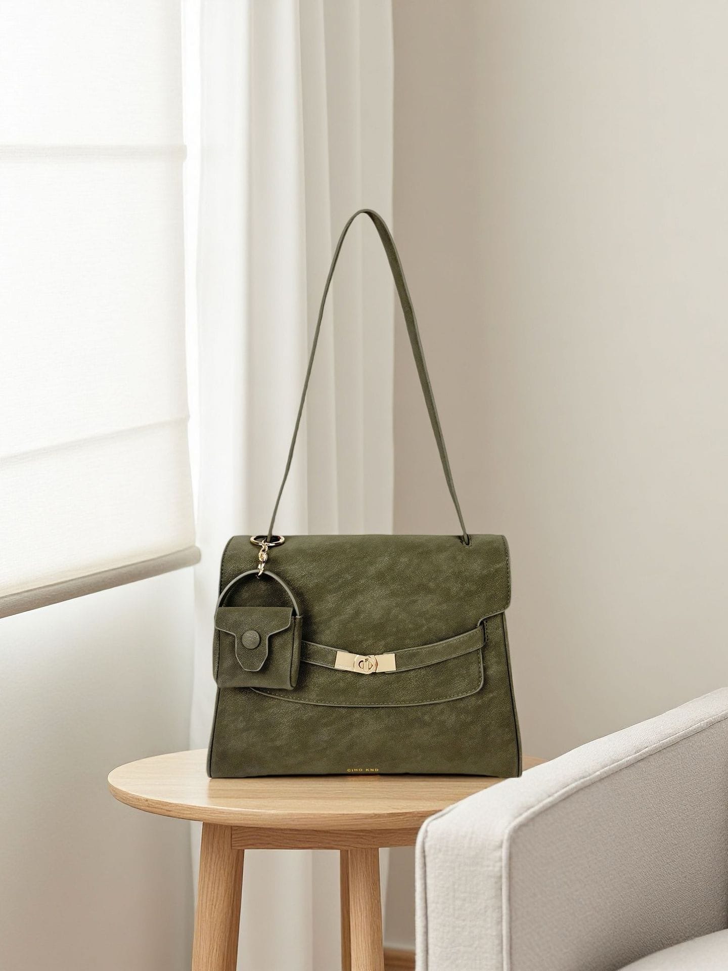 Wilderness Breeze Small Square Tote Bag - Image 4